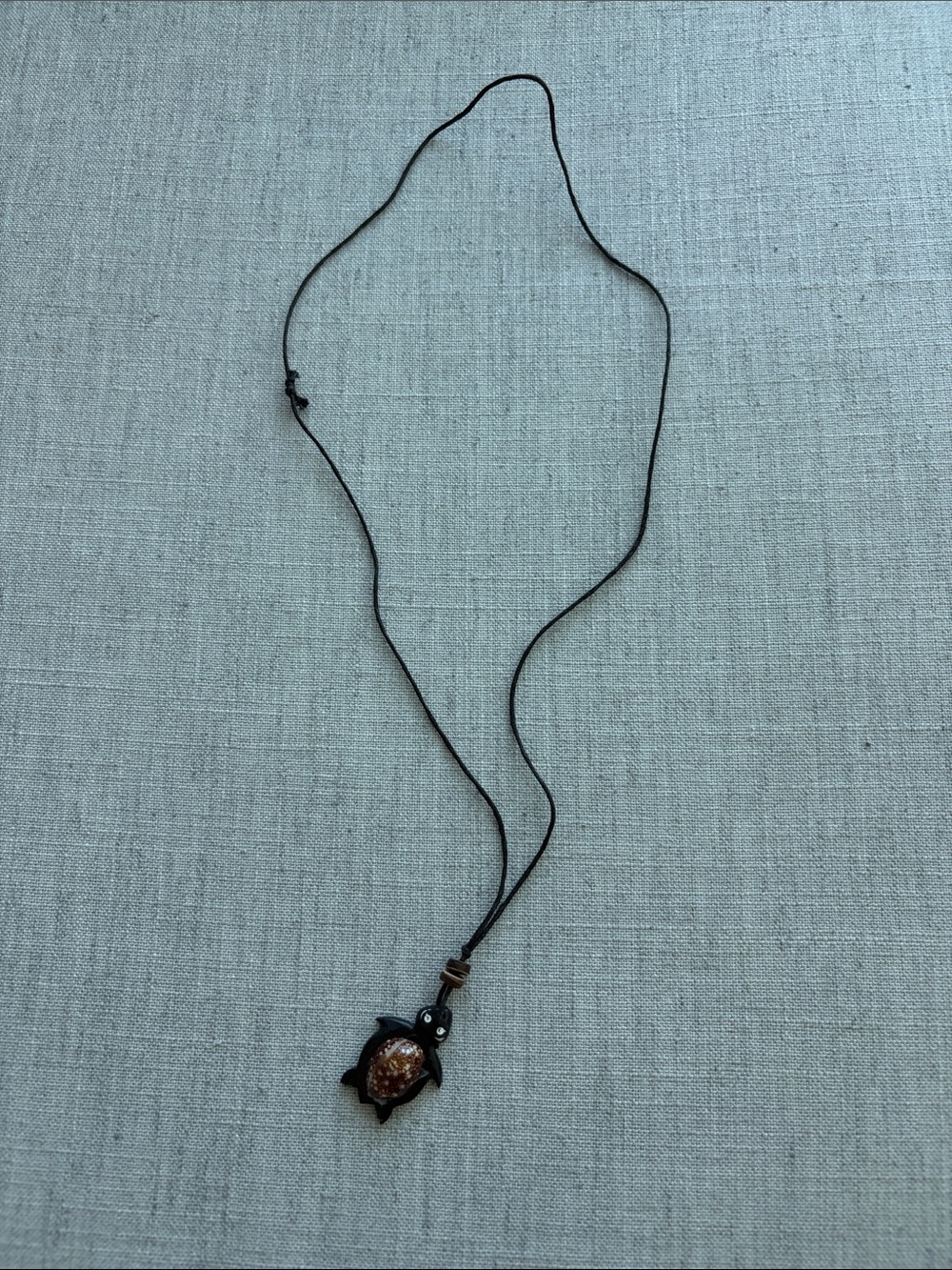 Handcrafted Brown Turtle Pendant Necklace - Women Jewelry